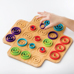 Spin Master - Otrio Deluxe Game Деревянная версия Marbles 6045064