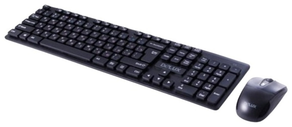 Клавиатура Delux DLD-1505 черный