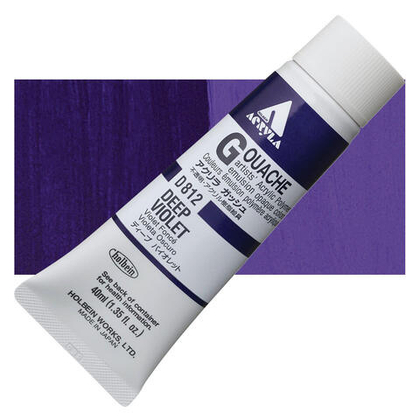 Holbein Acrylic Gouache 40 мл. 812 [А] Deep Violet