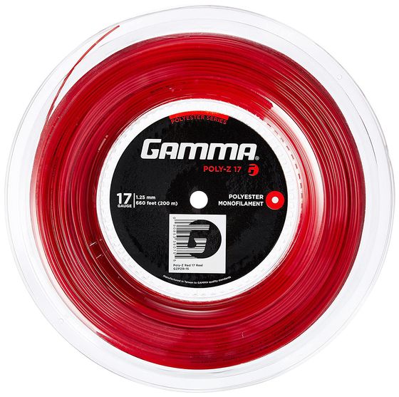 Теннисная струна Gamma Poly-Z - 1.25 Reel (200 м), арт. GZPZR-15