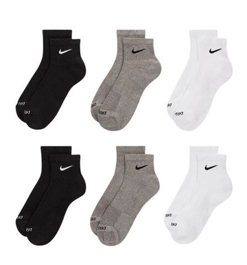 Теннисные носки Nike Everyday Plus Cushion Crew 6P - multicolor