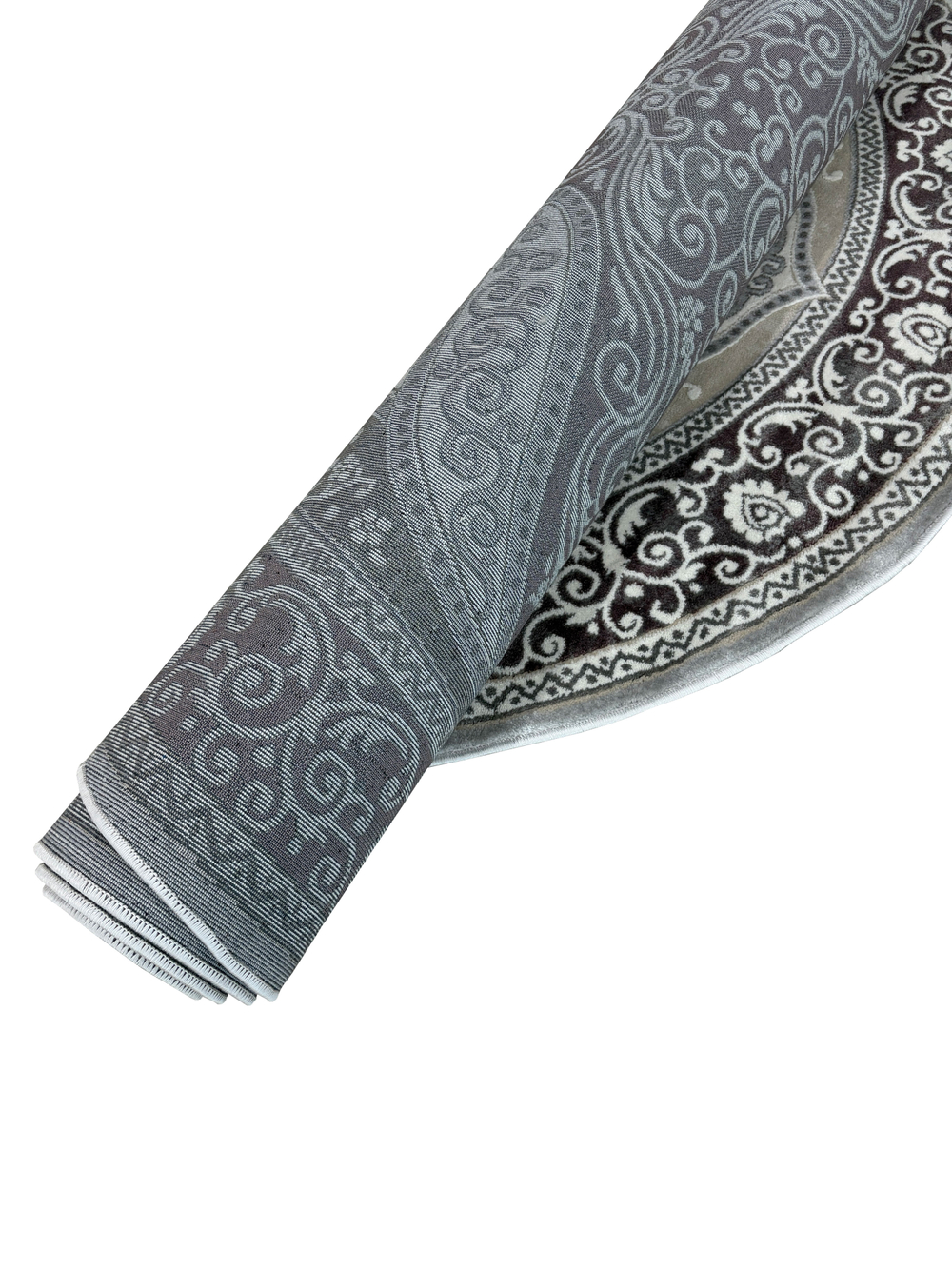 Ковер Rimma Lux 36868J L.Grey/Lila Овал