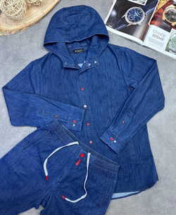 Джинсовый костюм Kiton