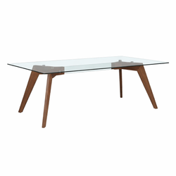 Дизайнерский стол STRIPE GLASS 200