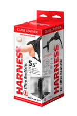 Кожаные трусики Harness Ultra Realistic 5,5" 630803ru
