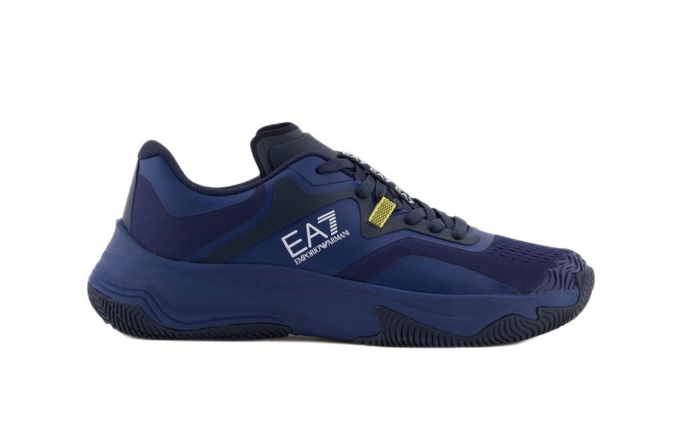 Теннисные кроссовки EA7 Unisex Woven Sneaker - deep cobalt/sky captain/yellow