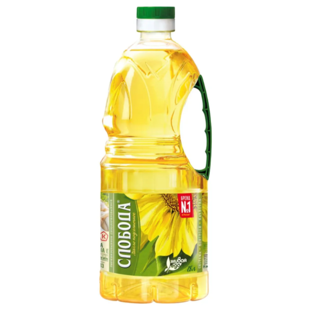 Подсолнечное масло Слобода 1,8 л