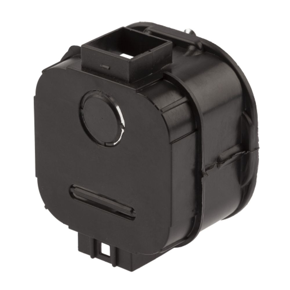 Коробка установочная ЭРА KUTS-60-60-43-s-black усиленная для твердых стен саморезы стыковочные узлы черная IP20 | Коробки монтажные установочные для твердых стен