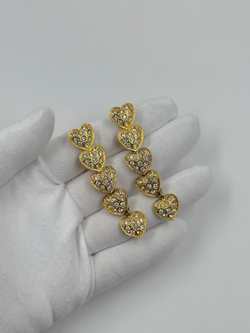 Клипсы с сердечками Sonia Rykiel