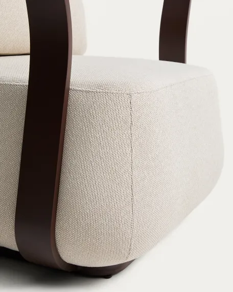 Уличное кресло Tamaris из алюминия коричневого цвета