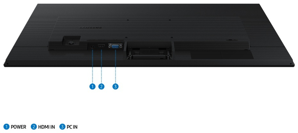 Монитор 27" Samsung LS27D304GAIXCI черный