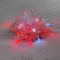 Светодиодная нить 100 красных LED ламп с мерцанием, 10 м., 24В, прозрачный провод ПВХ, LTC (PST100BLW-10-1R)
