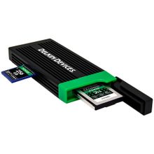 Delkin Devices CFexpress Type B Card / SD UHS-II USB Картридер