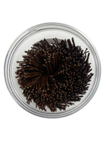 Невидимки Ставвер Карбон коричнев волнистые 70мм 250гр/уп