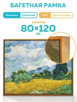 Металлическая багетная рама 120х80 см