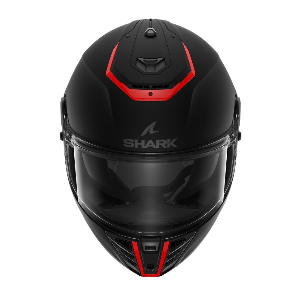 SHARK SPARTAN RS BLANK BLACK MAT/RED