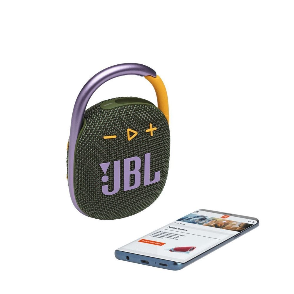 Портативная колонка JBL Clip 4 Green - 9