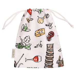 Экомешочек из льна и хлопка "Итальянские каникулы", 14х20 см