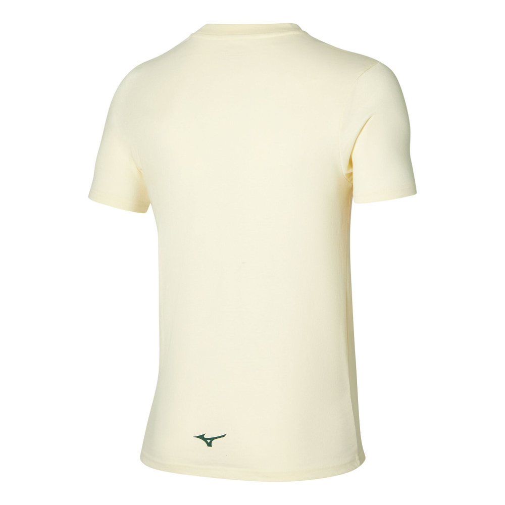 Мужское теннисное поло Mizuno Athletics RB T-Shirt Men - Beige