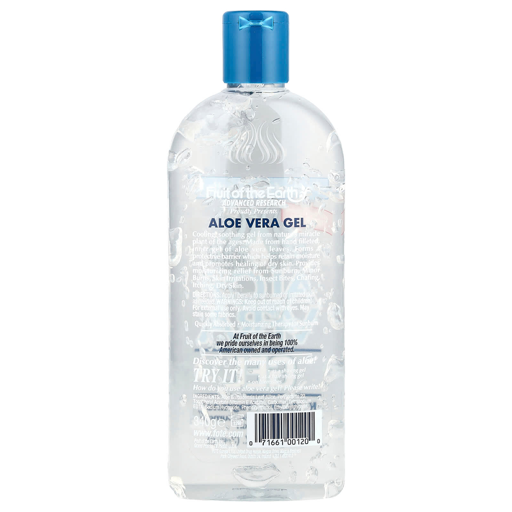 Fruit of the Earth, гель алоэ вера, 340 г (12 унций)