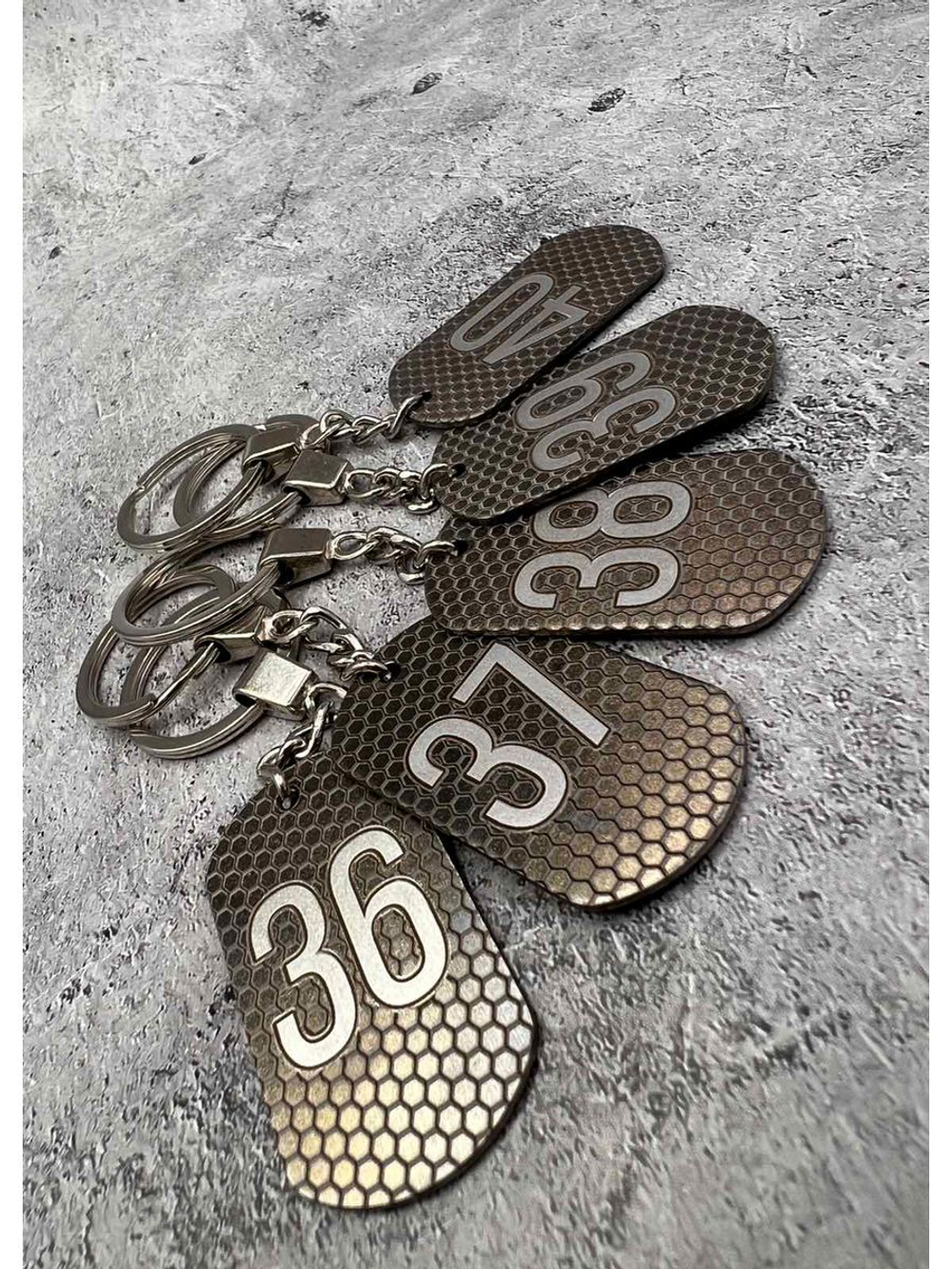 Номерки на ключи металлические 36-40