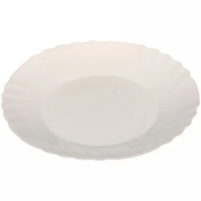 Тарелка «White magic» 20,4*2см стеклокерамика Фестоны