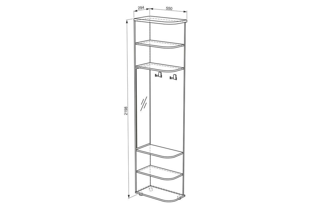 Детская «Манхэттен» (ясень шимо т./ясень шимо с.), ЛДСП/МДФ, Мебельсон