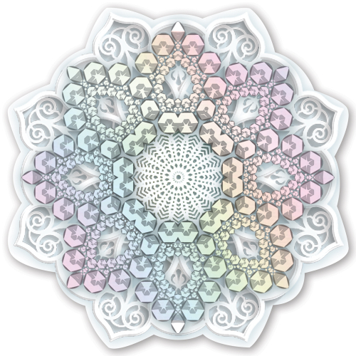 Украшение на скотче 9201154 Украшение на скотче "Снежинка" И 46022