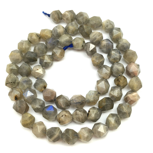 Лабрадорит 6 мм, бусины с гранями