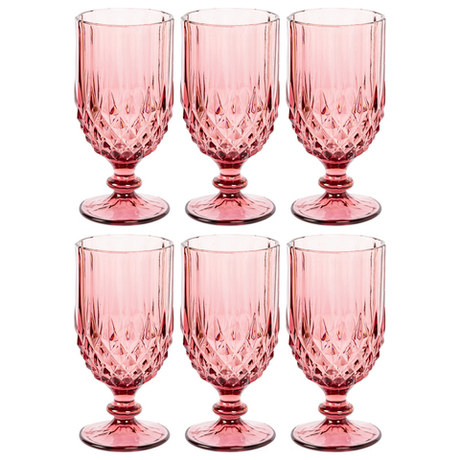 Набор бокалов 6шт 300мл Объект мечты Светский прием Кинг рубин OM-21091717