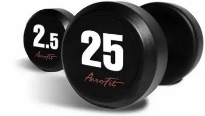 Aerofit AFDB2,5-25 набор обрезиненных гантелей
