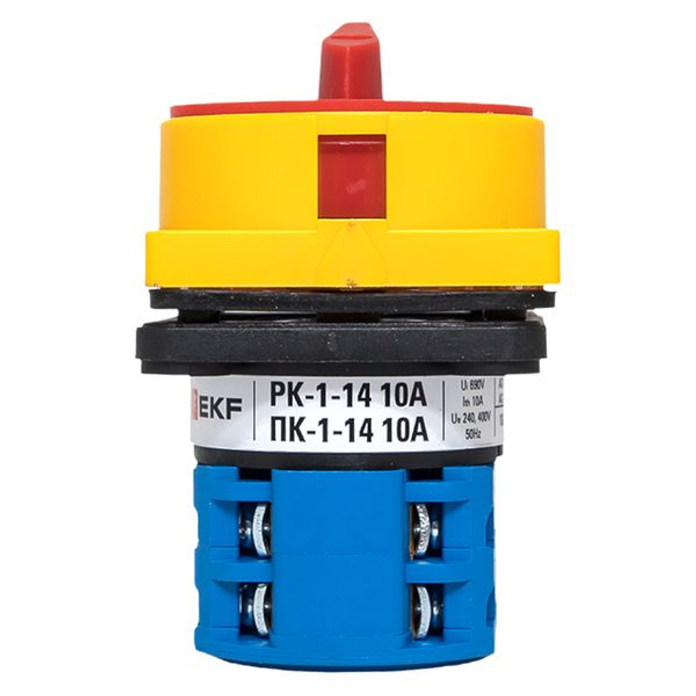Переключатель кулачковый ПК-1-14 10А 4P "0-1" с блокировкой IP65 EKF PROxima