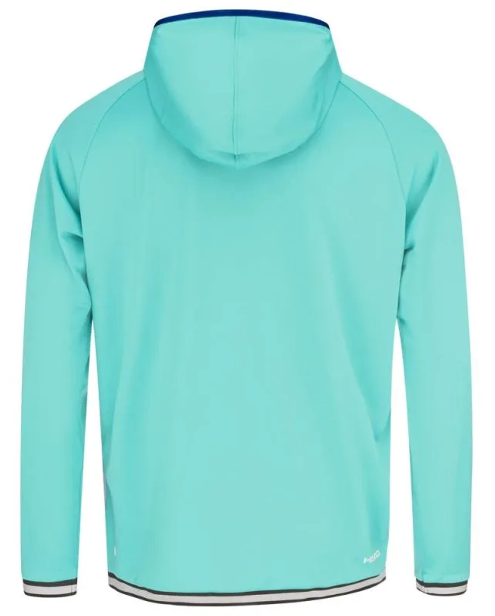 Куртка теннисная Head Topspin Hoodie - turquoise/print vision