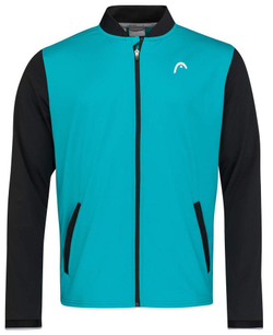 Мужская теннисная кофта Head Breaker Jacket M - petrol/black