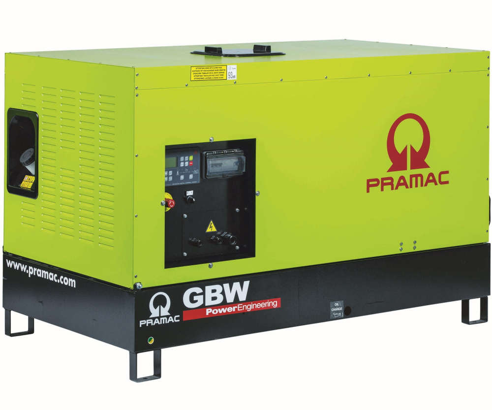 Дизельный генератор Pramac GBW 22 Y/230 в кожухе