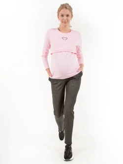 Брюки-бананы высокий бандаж джинс 3353-1 черный