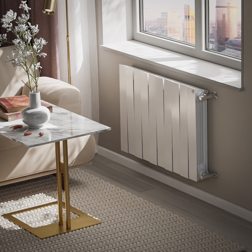 Радиатор биметаллический Royal Thermo PianoForte 500 Bianco Traffico 10 секций