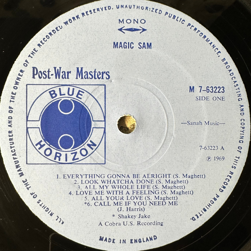 Magic Sam ‎– 1937-1969 (Англия 1970г.)