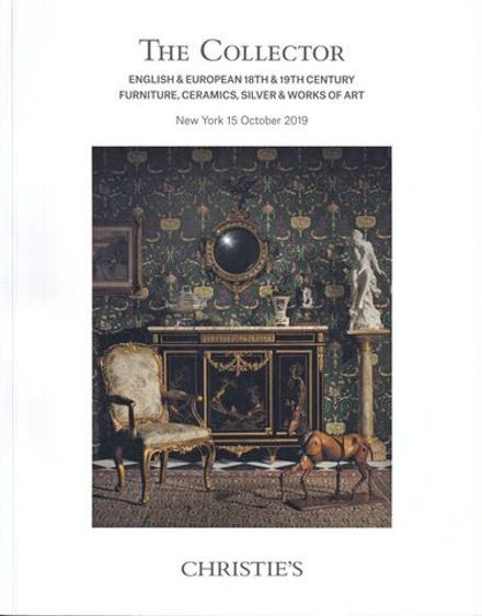 Каталог аукциона Christie’s, Нью-Йорк, Английская и европейская мебель, керамика, серебро и предметы искусства 18-19 веков от 15 октября 2019 года