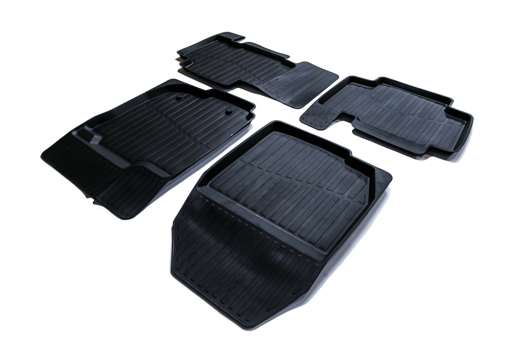 Коврики резиновые в салон 3D PREMIUM для Toyota Rav4 (2006-2013) SRTK.PR.TY.RAV.06G.02X15