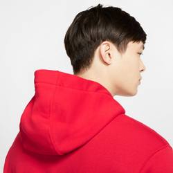 Мужская теннисная кофта Nike Sportswear Club Hoodie PO BB - красный