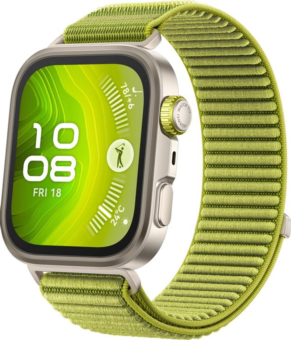 Смарт-часы Huawei Watch Fit 4 Pro Seiya-B29W,  1.82",  зеленый/серебристый(восстановленный)