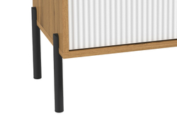 Шкаф для одежды Кензо 72.02, Дуб вотан, Белый