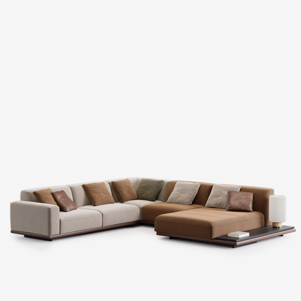 3-х местный нераскладной угловой диван KYOTO KO-16