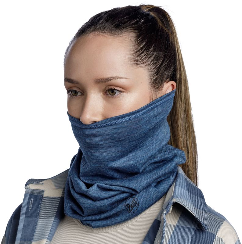 Шерстяной шарф-труба Buff Merino Lightweight Multistripes Tempest Фото 2