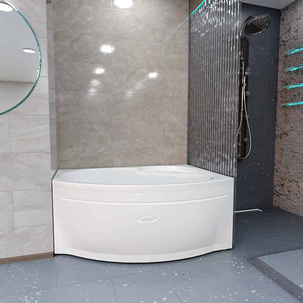 Акриловая ванна Radomir Vanessa (Радомир Ванесса) Монти 150х105 R, с каркасом