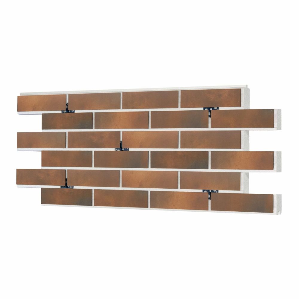 Клинкерная термопанель ППС BestPoint Retro Brick Chili 1020х455 мм