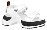 LOUIS VUITTON Archlight Monogram Beach Sandals Women"s White