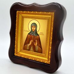 Мария Виноградова преподобномученица. Икона на холсте.