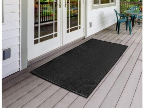 Коврик влаговпитывающий ребристый Стандарт черный (1,2*2,5м)